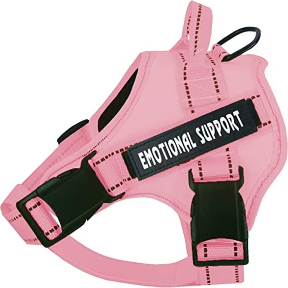 Other - NWOT Emotional Support Dog Harness in Light Pink Size XS